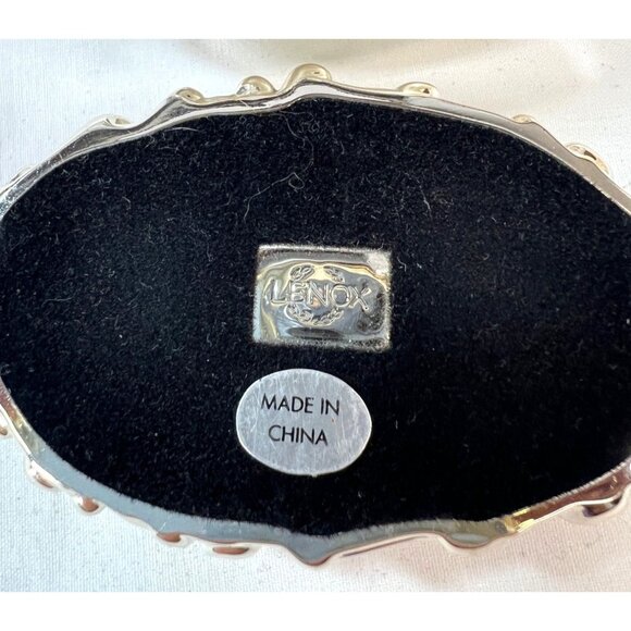 Lenox Noahs Ark Box Silver Plated Figurine With Animals Collectible Decor - Picture 6 of 6